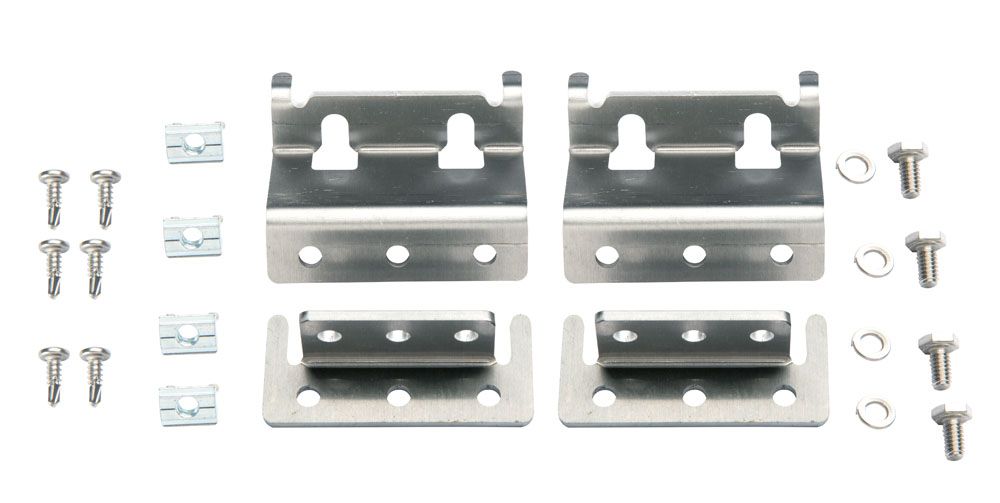 Solar panel mounting brackets for Airstream RV's with curved roofs.