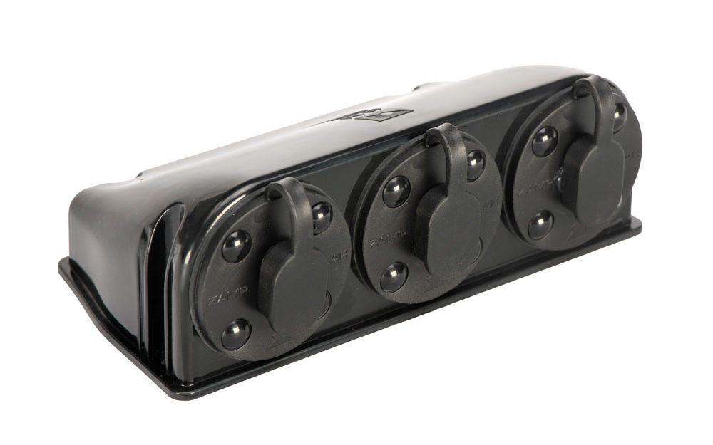 zamp solar 3 port roof cap for up to 3 solar panel connections